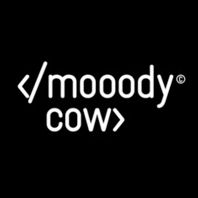 mooody cow logo 2022